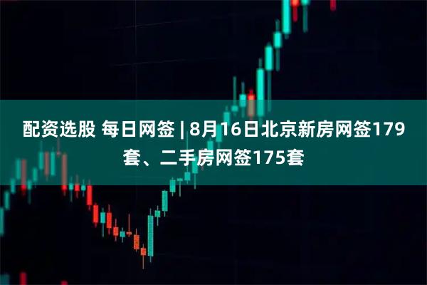 配资选股 每日网签 | 8月16日北京新房网签179套、二手房网签175套