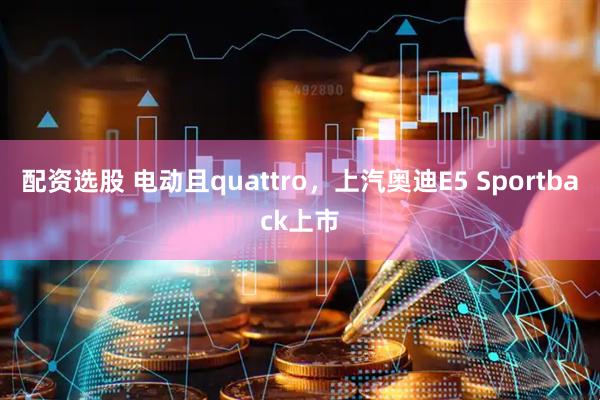 配资选股 电动且quattro，上汽奥迪E5 Sportback上市